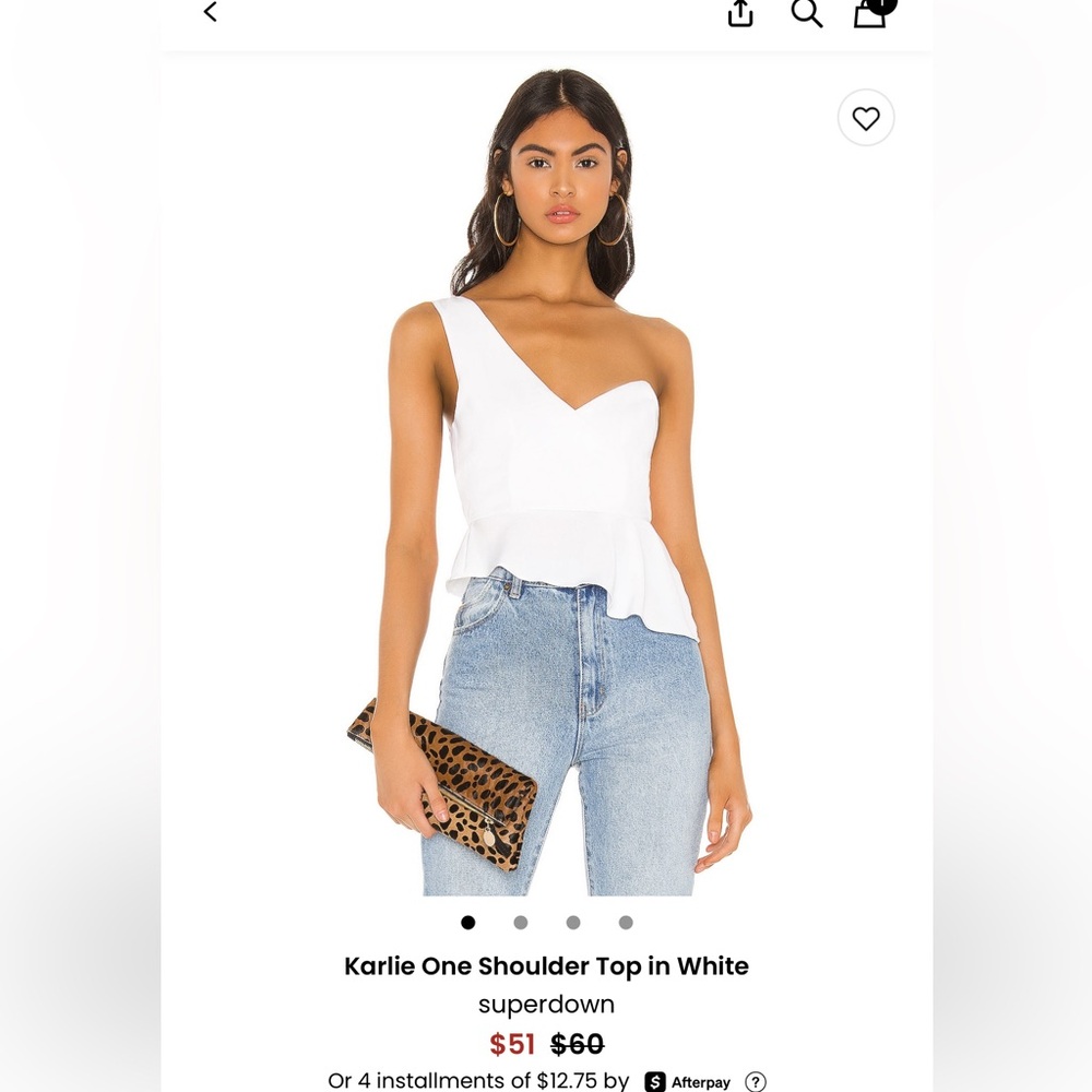 Superdown Karlie One-Shoulder Top